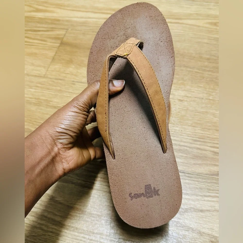 Sam & Libby brown platform sandal